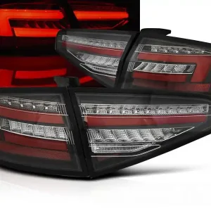 AUDI A4 B8 12-15 SEDAN - zadní LED světla černá s dynamickým blinkrem Přímo Od Výrobce