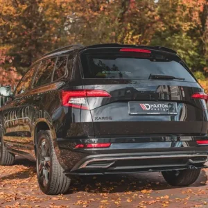 Maxton Design spoiler pod zadní nárazník pro Škoda Karoq Sportline 2017- Víkendová Akce