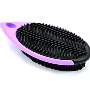 Poka Premium Shaggy purple rubber brush kartáč na psí chlupy Víkendová Akce