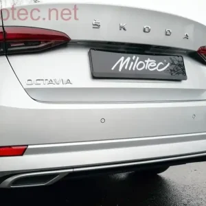 Škoda Octavia IV 19- Dummy – koncovky výfuku se středovou lištou Alu Brush Nová Kolekce