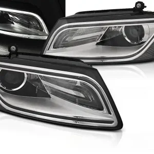 Hit Sezóny Audi Q5 12-17 - přední chrom světla s LED denním svícením