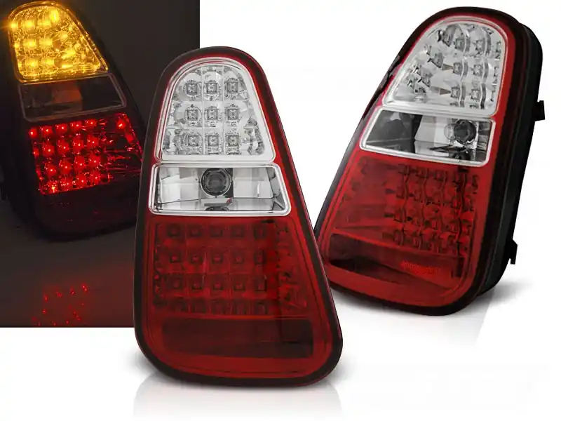 MINI COOPER R50 /R52 /R53 04-06 - zadní LED světla červeno bílá Sleva