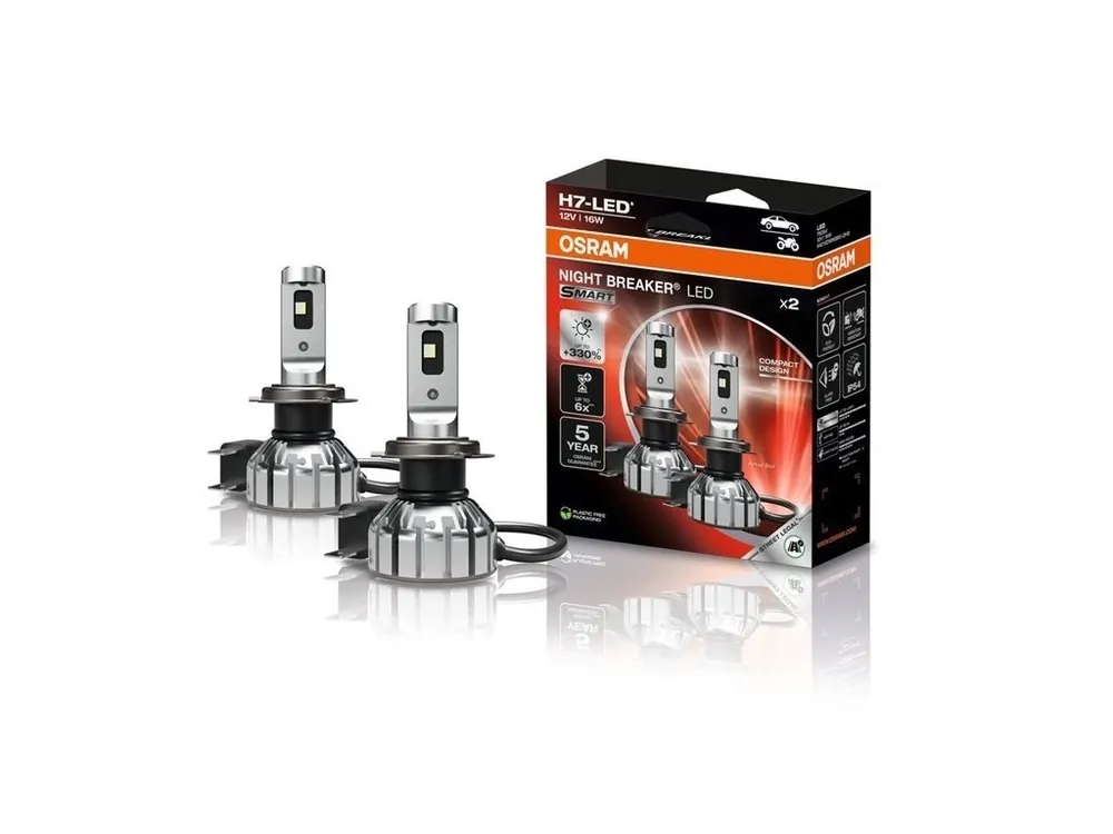 OSRAM LED žárovky H7 NIGHT BREAKER 12V +220% Přímo Od Výrobce