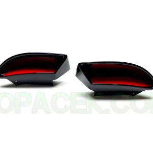 Škoda Octavia IV - atrapy výfuku RS design GLOWING RED Finální Výprodej