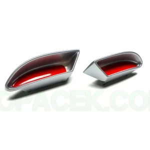 Škoda Octavia IV - atrapy výfuku RS design GLOWING RED Výprodej