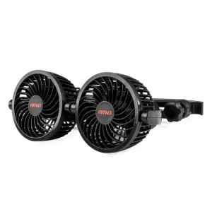 Akční Nabídka Ventilátor do auta pro opěrku hlavy s USB nabíječkou 2x4" 12V