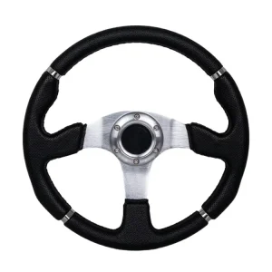 Sportovní volant Pro 350 mm offset 0 mm, kůže černá Sleva