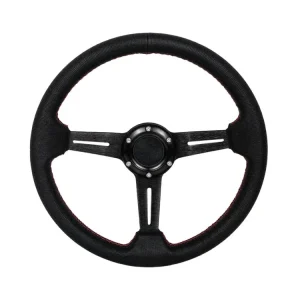 Sportovní volant Pro 350 mm offset 40 mm, kůže černá Zlevněný
