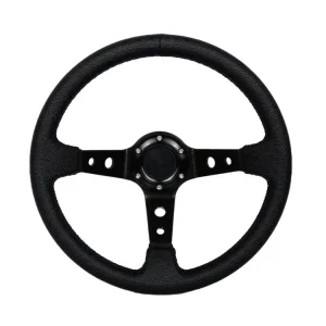 Expresní Doručení Sportovní volant Pro 350 mm offset 80 mm, kůže černá