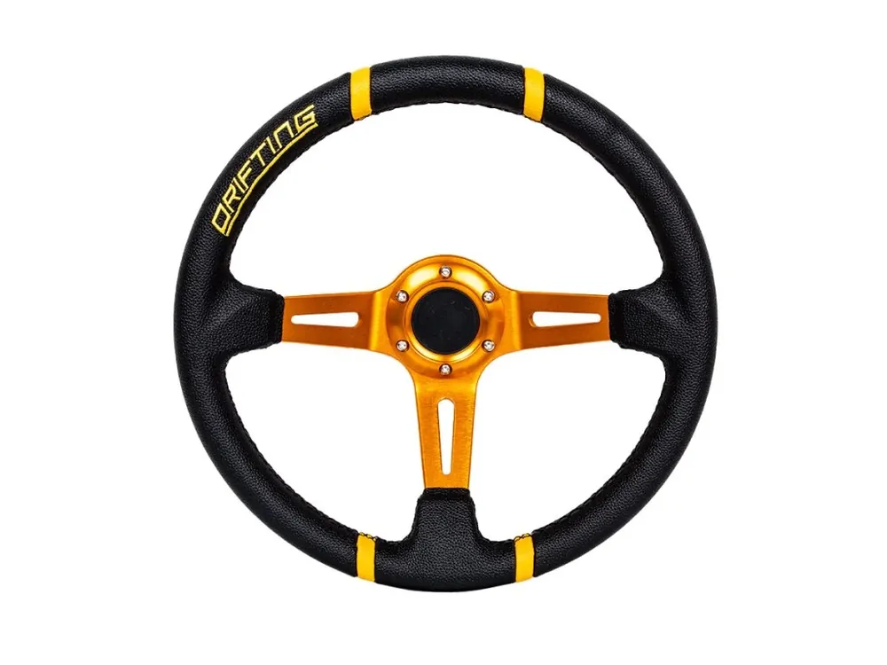Ihned K Objednání Sportovní volant Pro 350 mm offset 80 mm, kůže černá