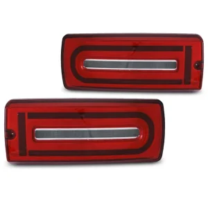 Cenový Hit Zadní světla Mercedes Benz G W463 90-18 červené/bílé LED BAR