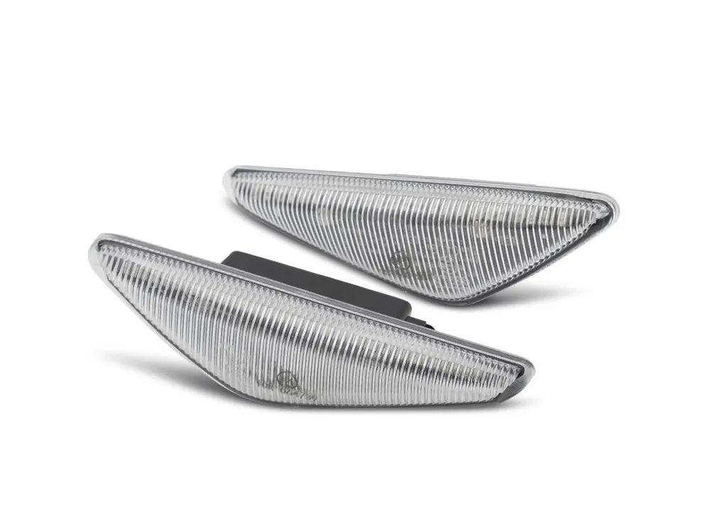 Boční blikače BMW E46 COUPE 03-06 chrom SEQ LED Zlevněný