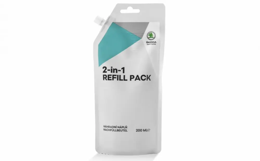 ČISTIČ DISPLEJE ŠKODA 2v1 original 200 ml. - náhradní náplň Cenově Výhodný