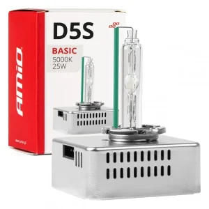 HID výbojka D5S 25W 5000K xenonová AMiO BASIC Jen Po Omezenou Doba