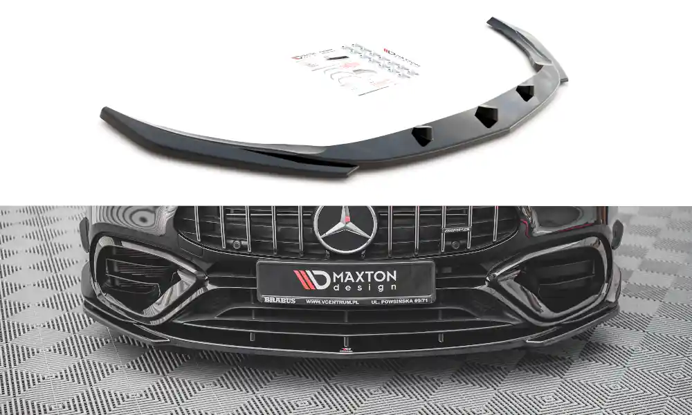 Cenová Bomba Mercedes CLA C118/AMG 45 - spoiler pod přední nárazník, Maxton Design