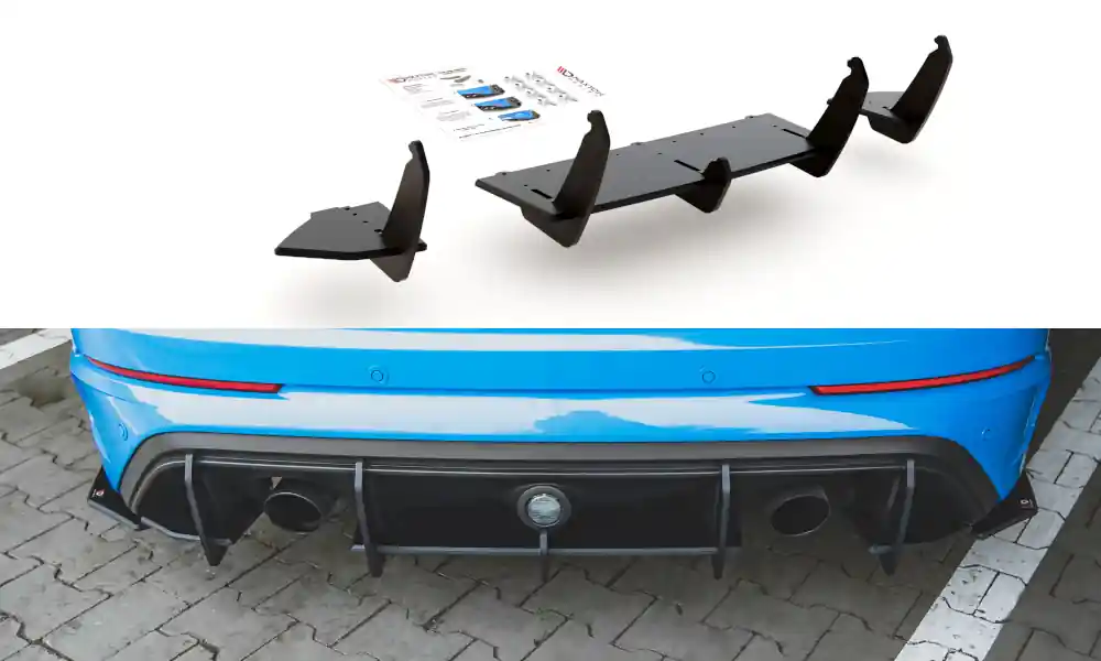 Cenová Bomba Ford Focus RS Mk3 - zadní difuzor, Maxton design