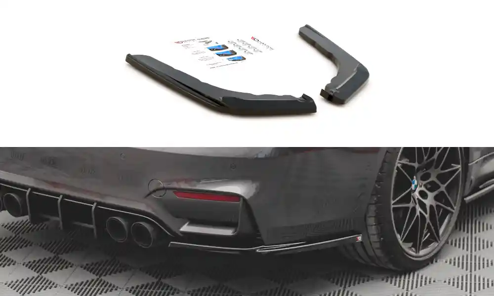 Horká Nabídka BMW Řada M4 F82 - boční difuzory pod zadní nárazník, Maxton design