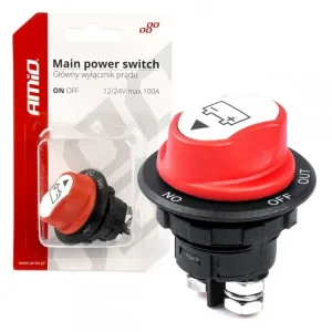 Nejprodávanější Hlavní vypínač autobaterie 12/24 max.100A-03026