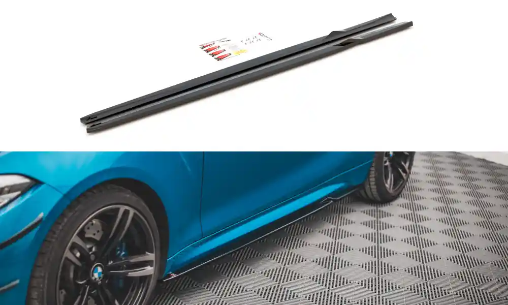 BMW Řada M2 F87 - difuzory pod boční prahy, Maxton design Expresní Doručení