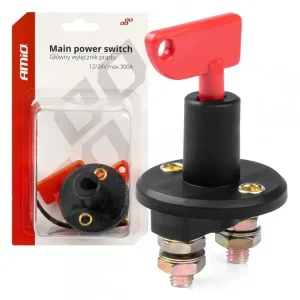 Dokud Zásoby Vydrží Hlavní vypínač autobaterie hebel 12/24V AmiO-03023