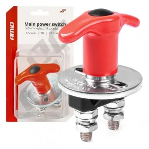 Jen Po Omezenou Doba Hlavní vypínač autobaterie hebel 12/24V AMIO-03024