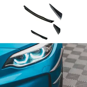 Nová Kolekce BMW Řada M2 F87 - přítlačná křidélka předního nárazníku, Maxton Design