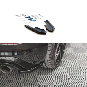 Víkendová Akce Volkswagen Golf R Mk8 - boční difuzory pod zadní nárazník ver.4, Maxton design