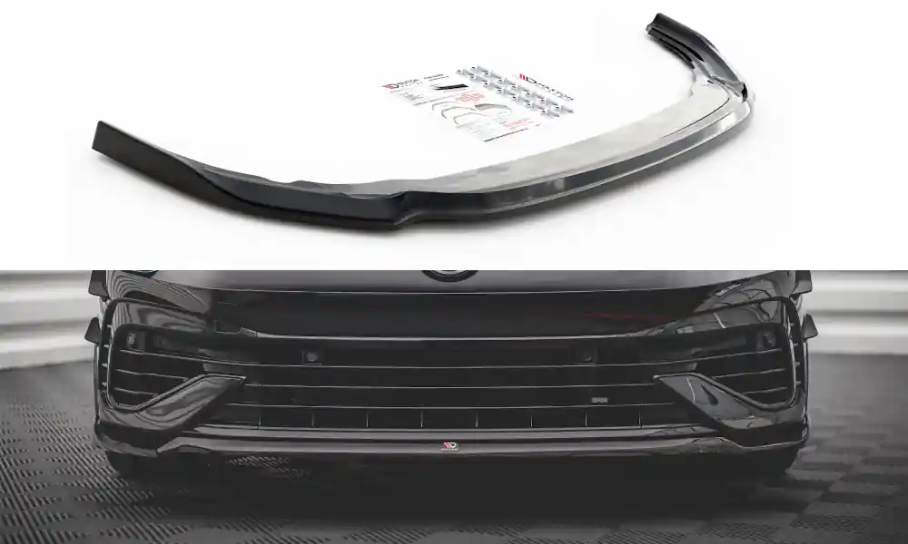 Volkswagen Golf R Mk8 - spoiler pod přední nárazník ver.6, Maxton design Výprodej