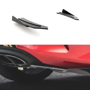 Sleva Mercedes třída C W 205/C43 AMG Coupe - difuzory pod zad. nárazník s křidélky - plast ABS bez povrchové úpravy, Maxton design