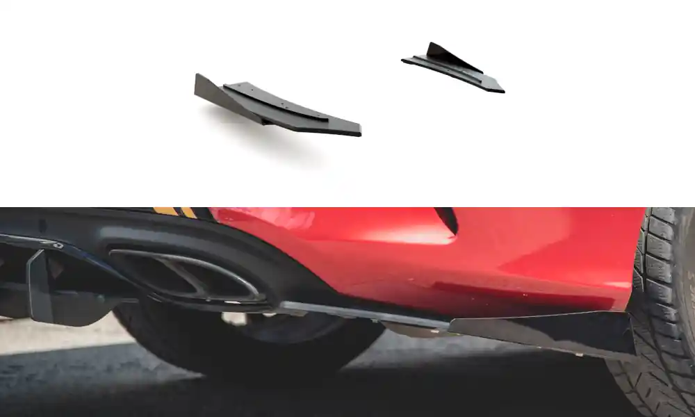 Mercedes třída C W 205/C43 AMG Coupe - difuzory pod zad. nárazník s křidélky - plast ABS bez povrchové úpravy, Maxton design Bezpečná Platba