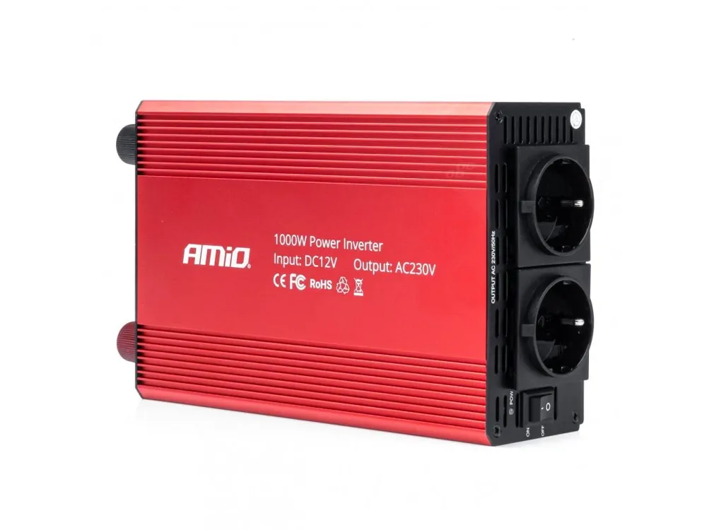 Odeslání Ihned Měnič napětí AMiO 12V/24V/230V 1000W/2000W 3x230V PI05