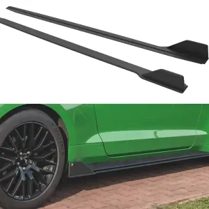 Ford Mustang MK6 GT Facelift - difuzory pod boční prahy ver.2 - plast ABS bez povrchové úpravy, Maxton design Pouze Dnes