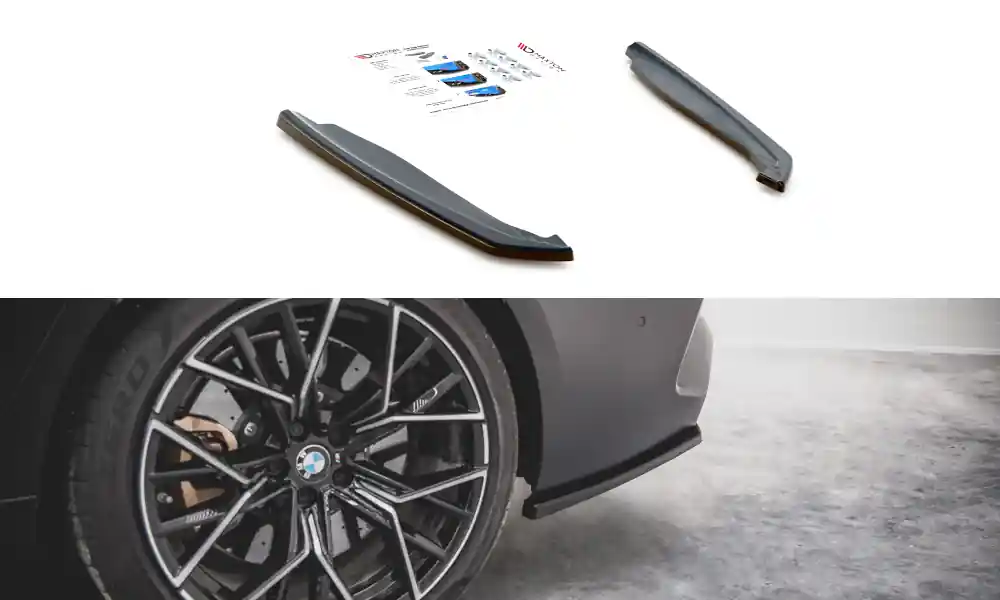 BMW Řada M8 Gran Coupe/F93 - boční difuzory pod zadní nárazník ver.2, Maxton design Pouze Dnes