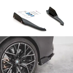 Značkový BMW Řada M8 Gran Coupe/F93 - difuzory pod zadní nárazník s křidélky ver.1, Maxton design