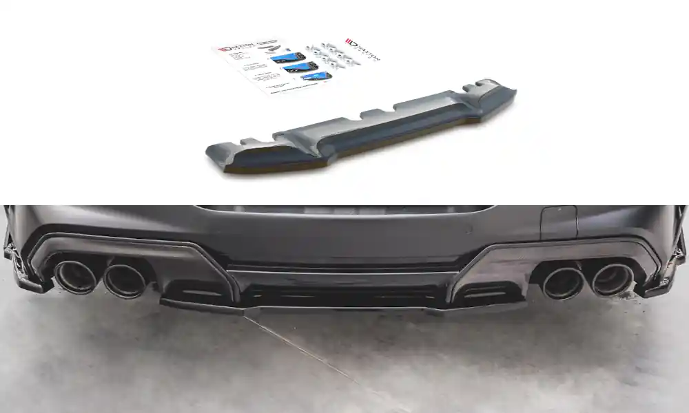 BMW Řada M8 Gran Coupe/F93 - středový spoiler pod zadní nárazník, Maxton design Omezená Nabídka