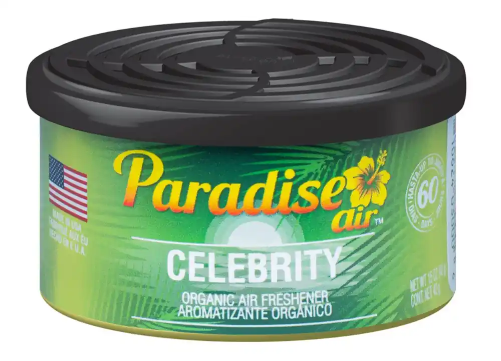 Osvěžovač vzduchu Paradise Air Organic Air Freshener, vůně Celebrity Finální Výprodej