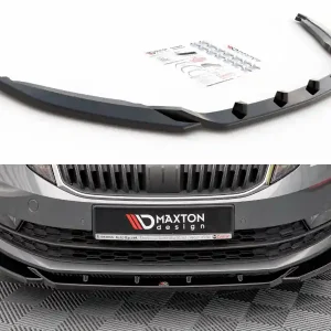 Odeslání Ihned Škoda Octavia MK3 Facelift - spoiler pod přední nárazník ver.2- Maxton design