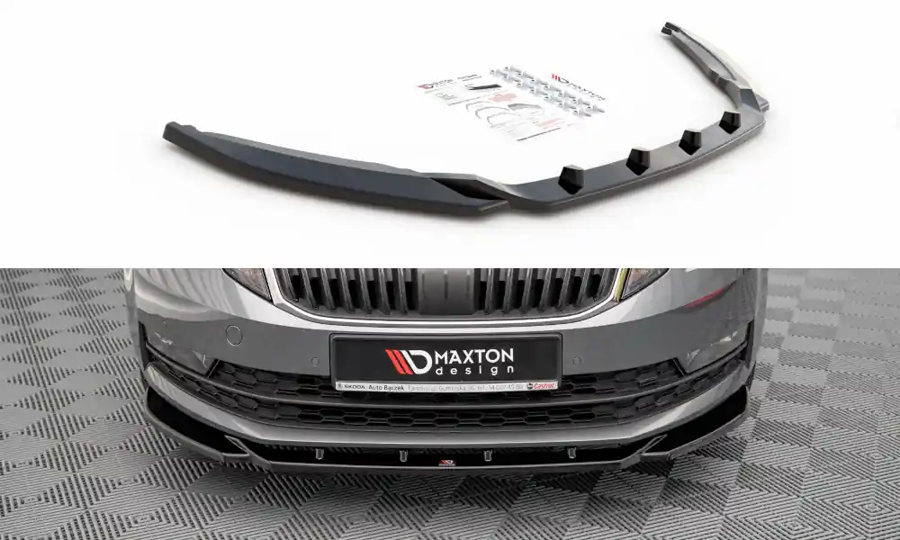 Odeslání Ihned Škoda Octavia MK3 Facelift - spoiler pod přední nárazník ver.2- Maxton design