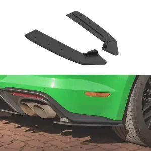 Ford Mustang MK6 GT Facelift - boční difuzory pod zadní nárazník v.2 - plast ABS bez povrchové úpravy, Maxton design Autentický