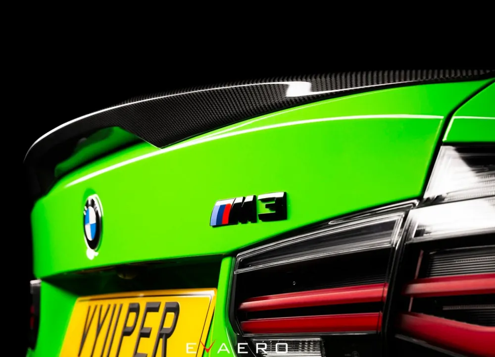 BMW M3 F80 - karbonový spoiler víka kufru, EVAERO Hit Sezóny