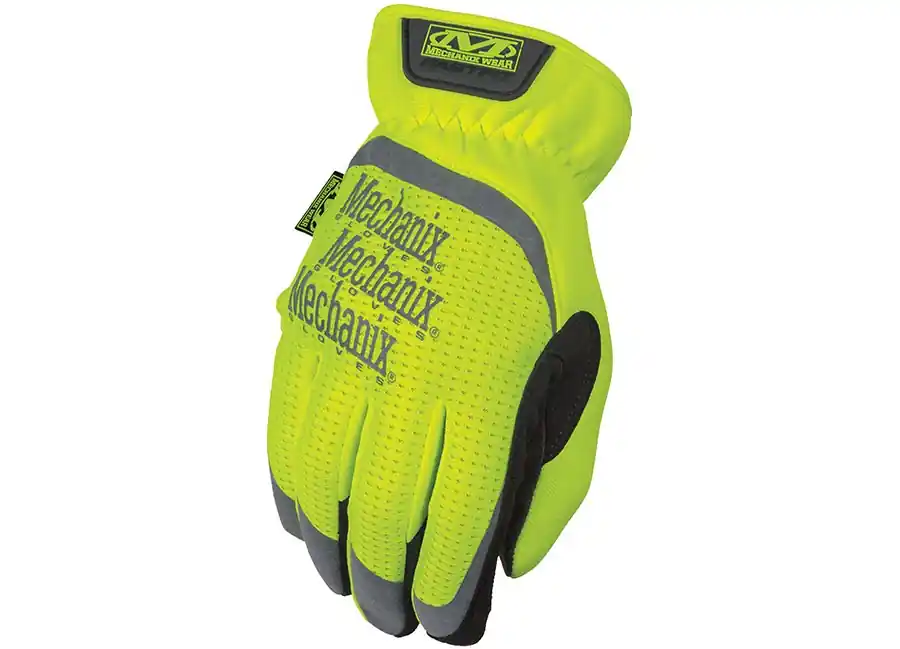Značkový Rukavice Mechanix Safety FastFit - bezpečnostní, žluté reflexní