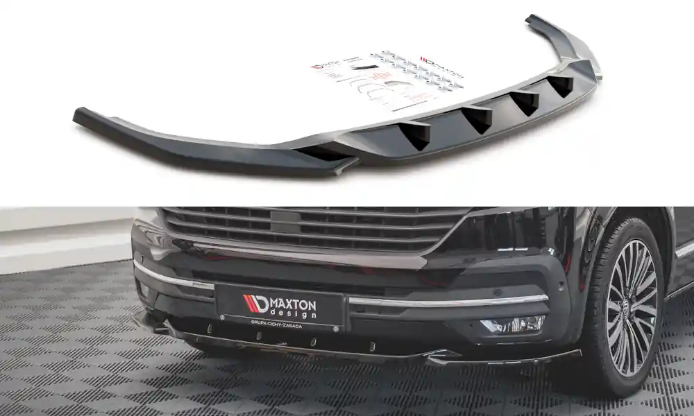 Volkswagen T6 Facelift, spoiler pod přední nárazník ver.2, Maxton design Akce