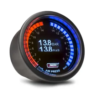 PROSPORT Performance přídavný budík řady Dual, typ snímače kompaktní elektronické, barva podsvícení modro-červená Značkový