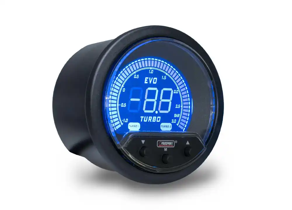 Akční Nabídka PROSPORT Performance přídavný budík řady EVO, elektronický boost controller