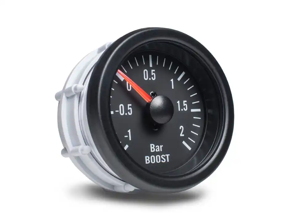 Sezónní Sleva Autogauge palubní přístroj - tlak turba s černým podkladem
