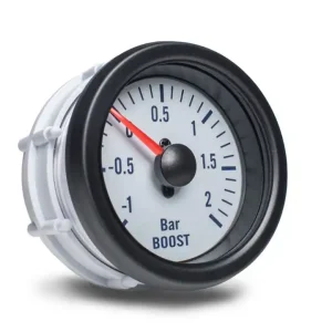 Výprodej Autogauge palubní přístroj - tlak turba s bílým podkladem