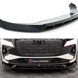 Audi Q4 e-tron Mk1 Sportback, spoiler pod přední nárazník ver. 2 Maxton Design Přímo Od Výrobce