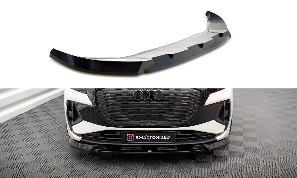 Akce Audi Q4 e-tron Mk1 Sportback, spoiler pod přední nárazník, Maxton Design
