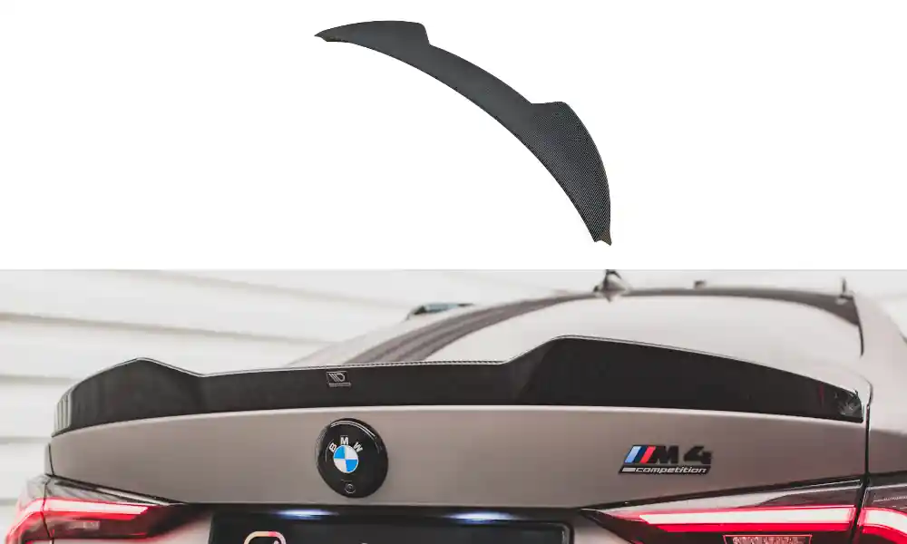 BMW M4 G82, karbonové prodloužení víka kufru, Maxton Design Akce
