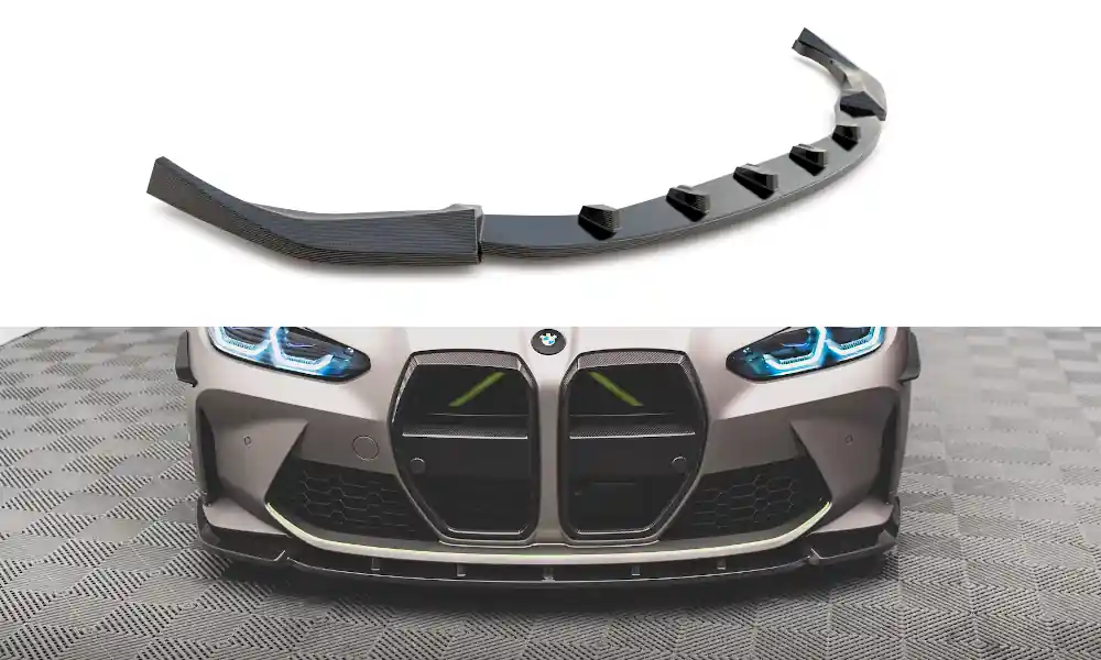 Originální BMW M4 G82, karbonový spoiler pod přední nárazník ver.1, Maxton Design